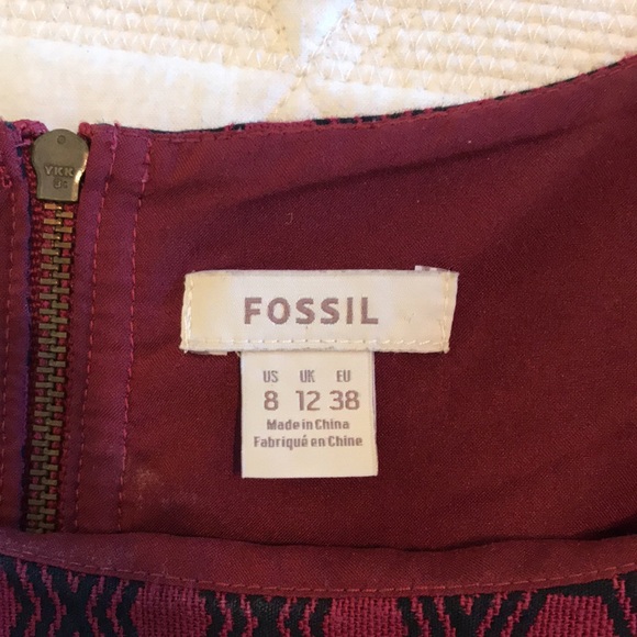 Fossil - Lined Shift Dress - Picture 8 of 12